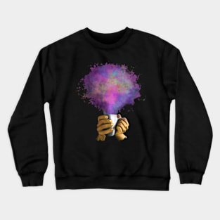 Cup of imagination, violent Crewneck Sweatshirt